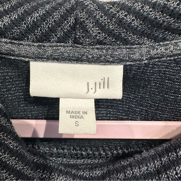 J. Jill‎ Blue Cowl Neck Longsleeve Knit Top Size Small - Picture 3 of 4